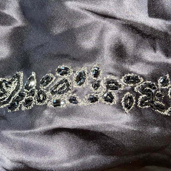 Laundry by Shelli Segal beaded silk halter top - Picture 4 of 4